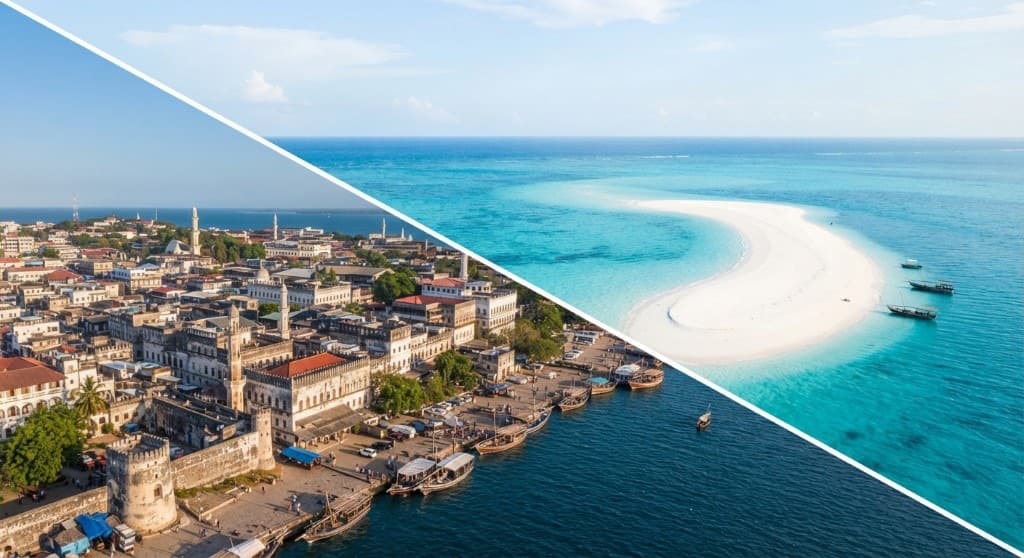 Tour Nakupenda e Stone Town Zanzibar, sandbank